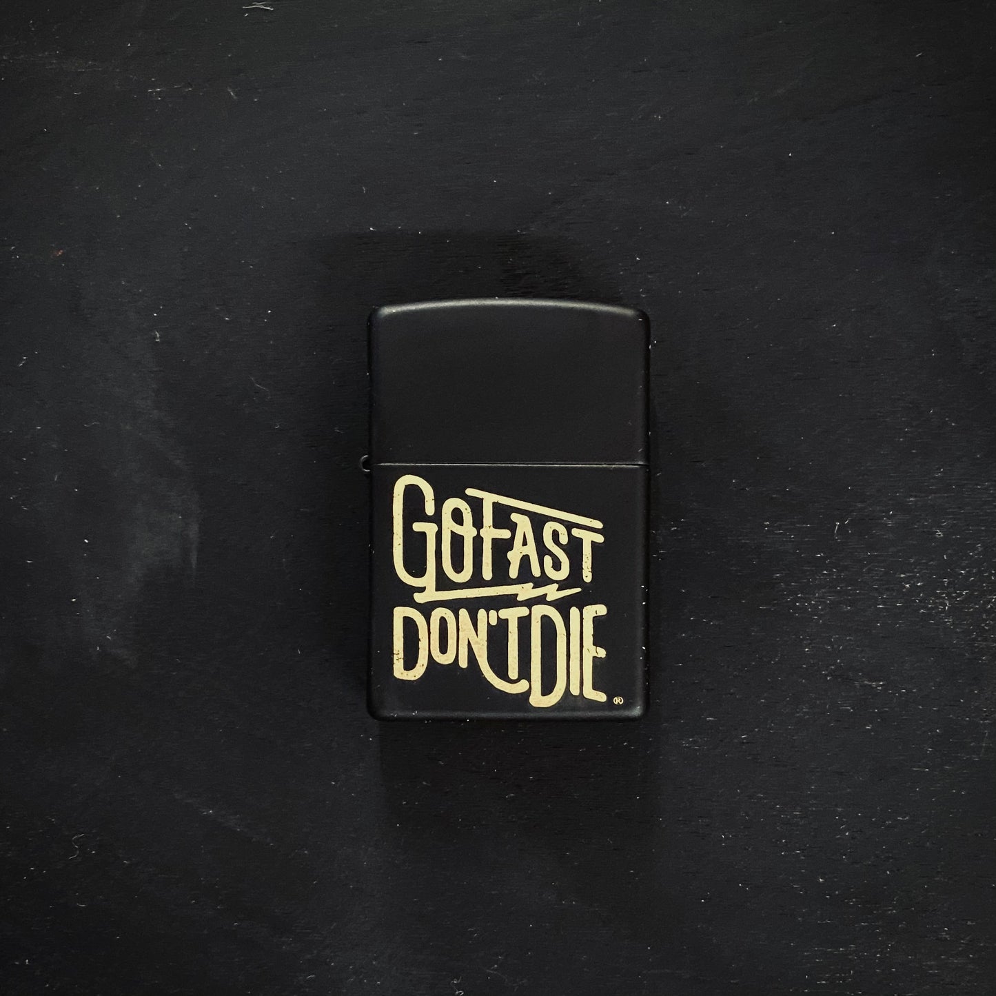The Original GFDD Zippo Matte Black